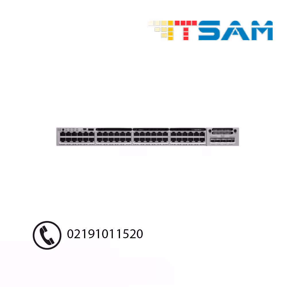 سوئیچ شبکه سیسکو 48 پورت WS-C3850-48P-S