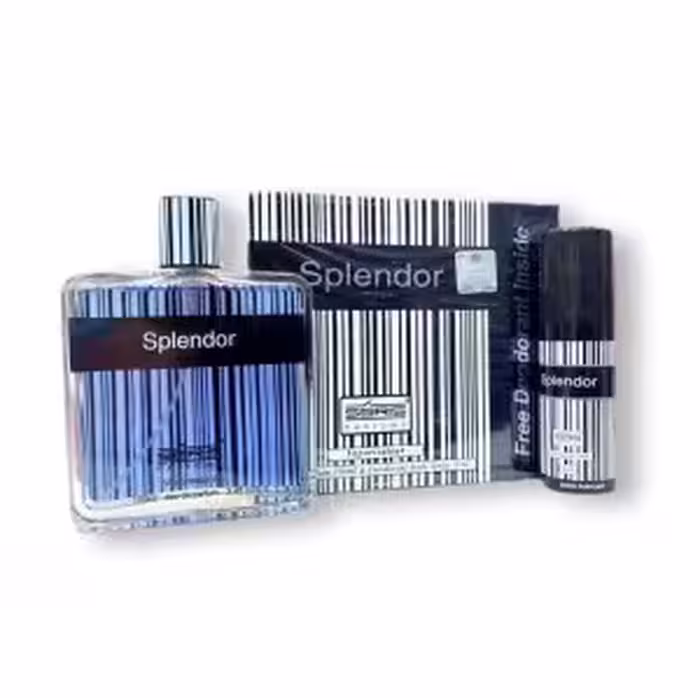 ادکلن اسپلندور بلک به همراه اسپری Splendor Black   Spray