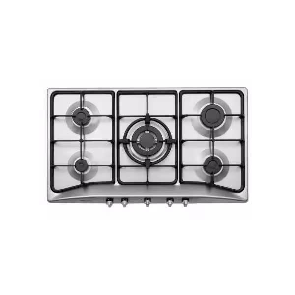 اجاق گاز رومیزی پنج شعله مدل S-5956 استیل البرز