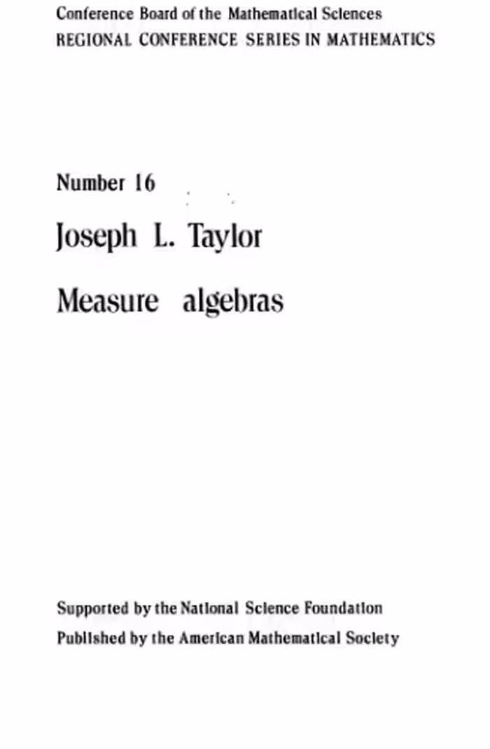 خرید و دانلود نسخه کامل کتاب Measure algebras
