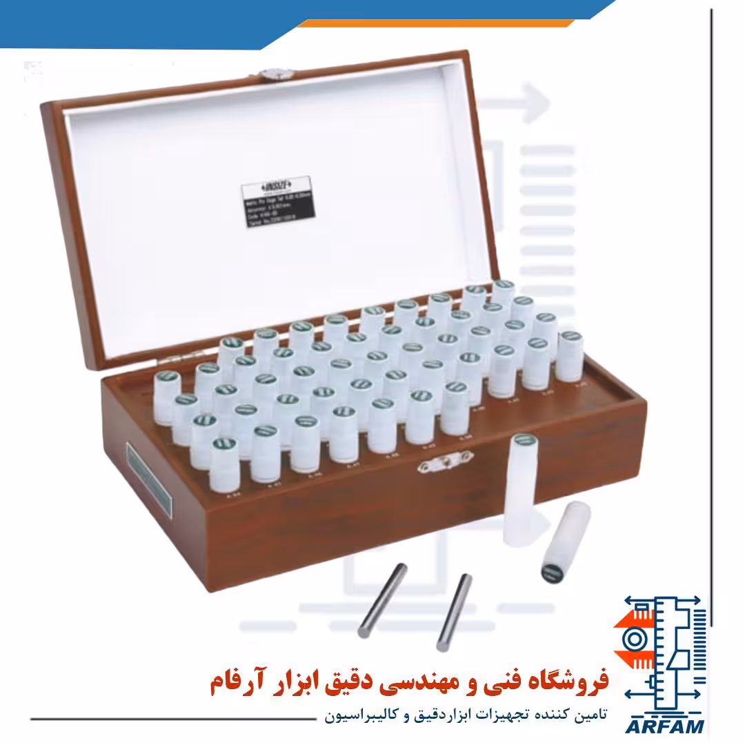 ست پین گیج اینسایز 6.5 - 6 میلی متر 51 پارچه مدل 6D-4166