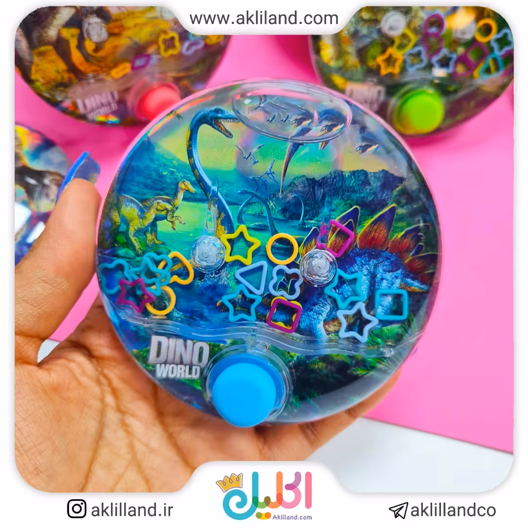 واتر گیم تک دکمه دایره ای دایناسور