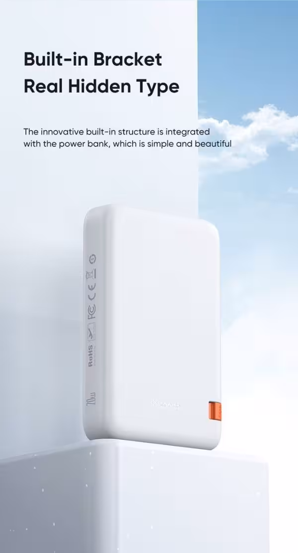 پاوربانک مک دودو مدل MC-510 ظرفیت 10 هزار میلی آمپر با قابلیت وایرلس