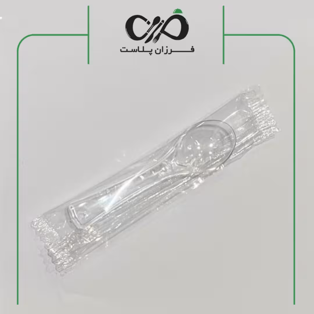 پک قاشق بستنی ( کافه ) یکبار مصرف کاوردار شفاف 01 (2500عددی)