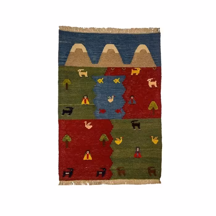 گلیم گبه دستباف کد GLG10