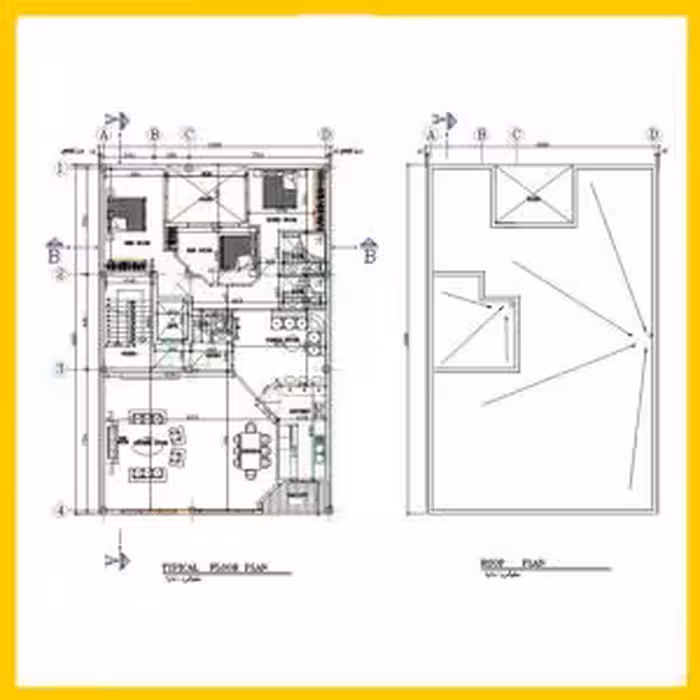 خرید و دانلود نقشه معماری 18*12 شمالی: پلان معماری 18*12 شمالی