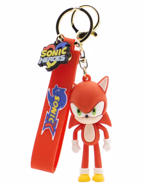 جاکلیدی سیلیکونی فانتزی طرح سونیک هیروز قرمز