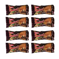 کیک کاکائویی با مغزی کرم کاکائو پامینک 50 گرمی بسته 36 عددی