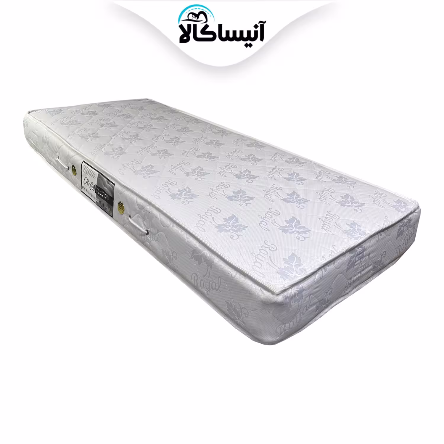 تشک یک نفره رویال مدل سوپر فنری آراد سایز 200 × 120 سانتی متر