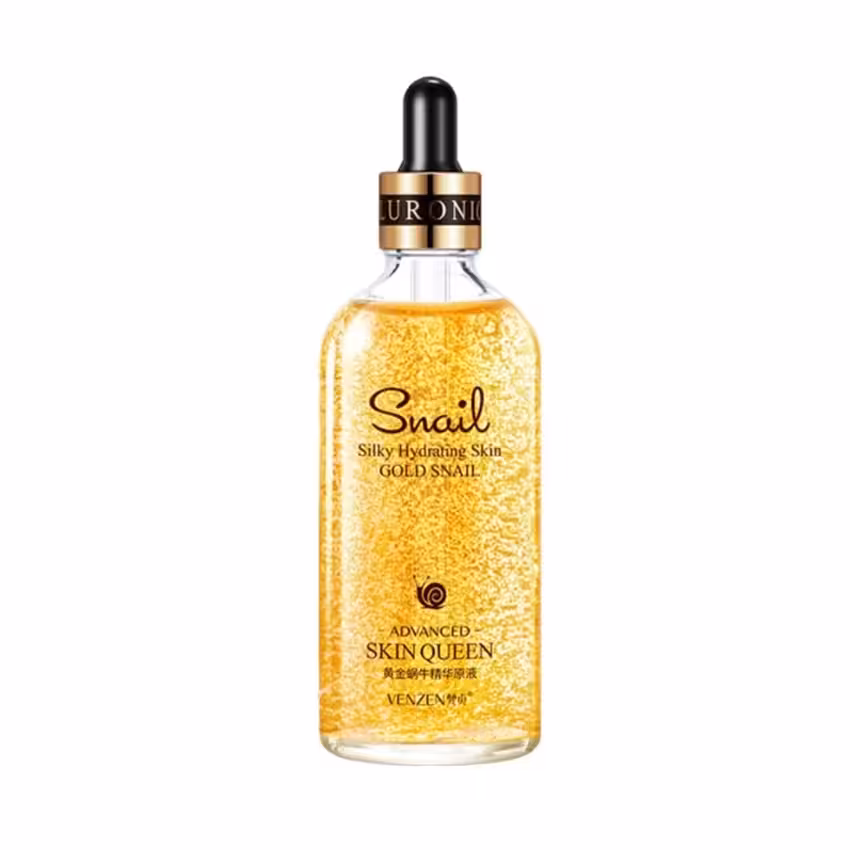 سرم حلزون طلایی صورت وزه Veze مدل Snail حجم 100ml