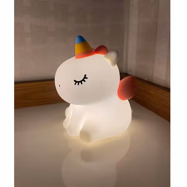 چراغ خواب های شارژی سیلیکونی یونیکورن