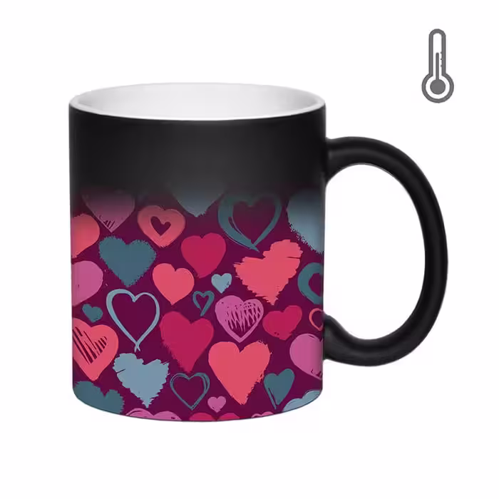 خرید و قیمت ماگ حرارتی طرح قلب کد 1886