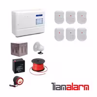 پکیج دزدگیر اماکن باسیم وزنی مدل فایروال سیم کارتی و تلفنی F10N6
