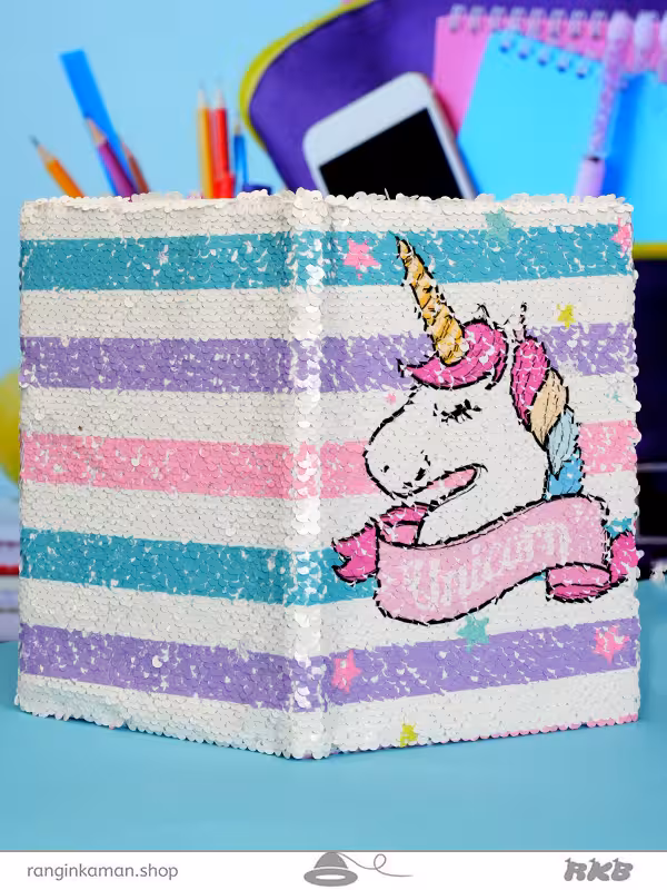 دفتر پولکی یونیکورن Polki unicorn notebook