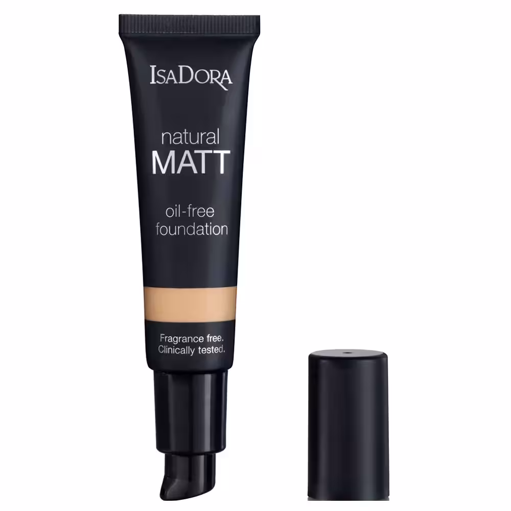 کرم پودر ایزادورا مدل Natural Matt oil free شماره 16