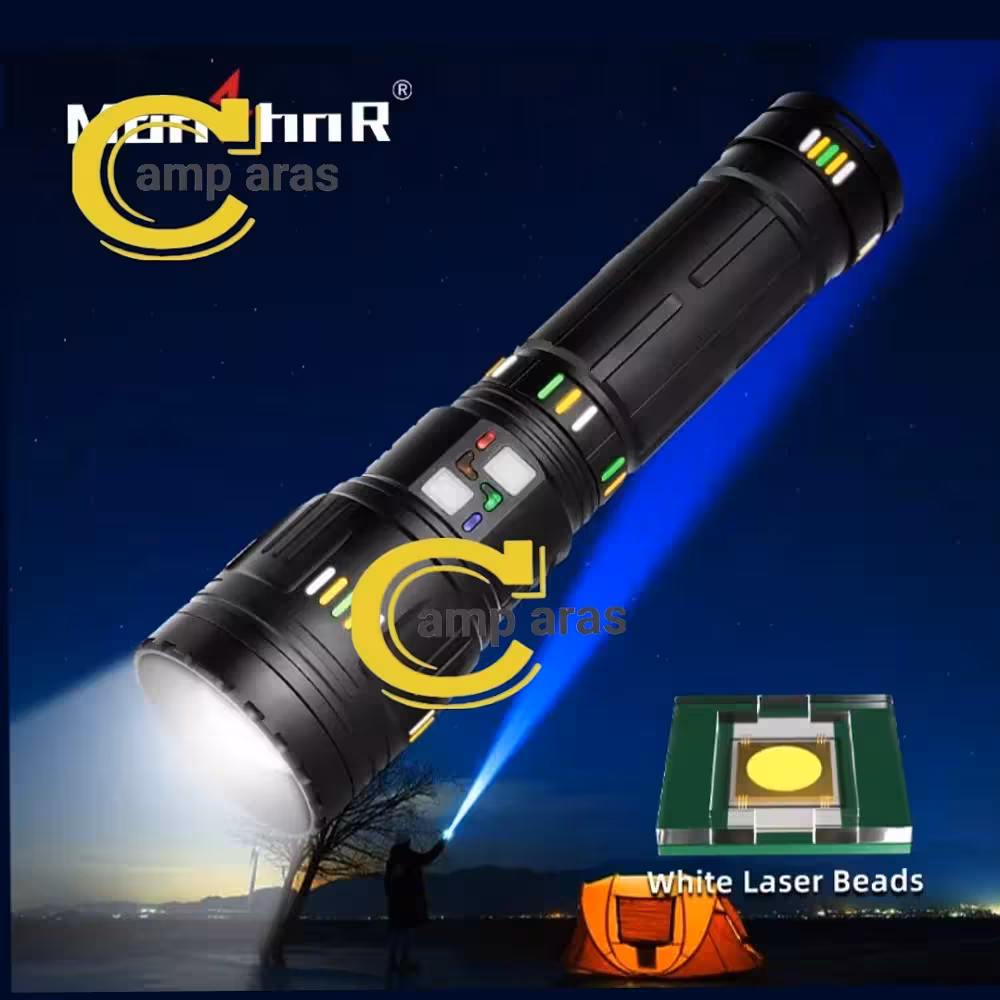 چراغ قوه کینساچ زوم دار پاوربانکی KINSACH KSG600 - کمپ آراس