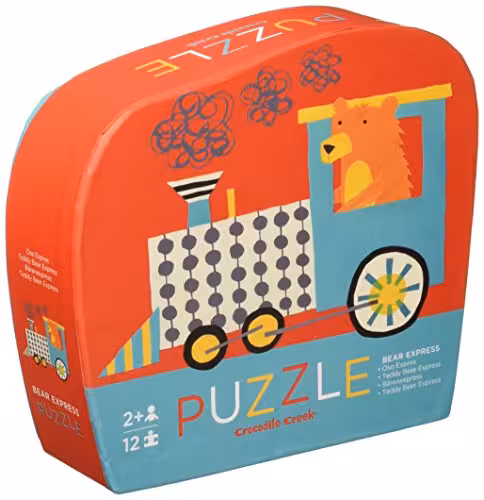 پازل 12 تکه کروکودیل کریک مدل Crocodile Creek Bear Express