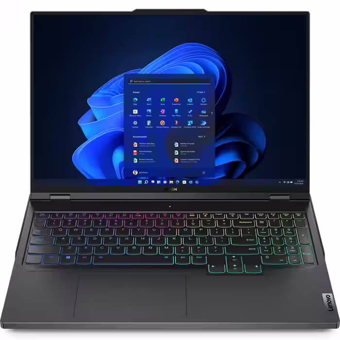 لپ تاپ گیمینگ 16 اینچی لنوو مدل Legion Pro 7 با پردازنده Core i9 13900HX، رم 16GB، حافظه 1TB و گرافیک 8GB RTX 4070.