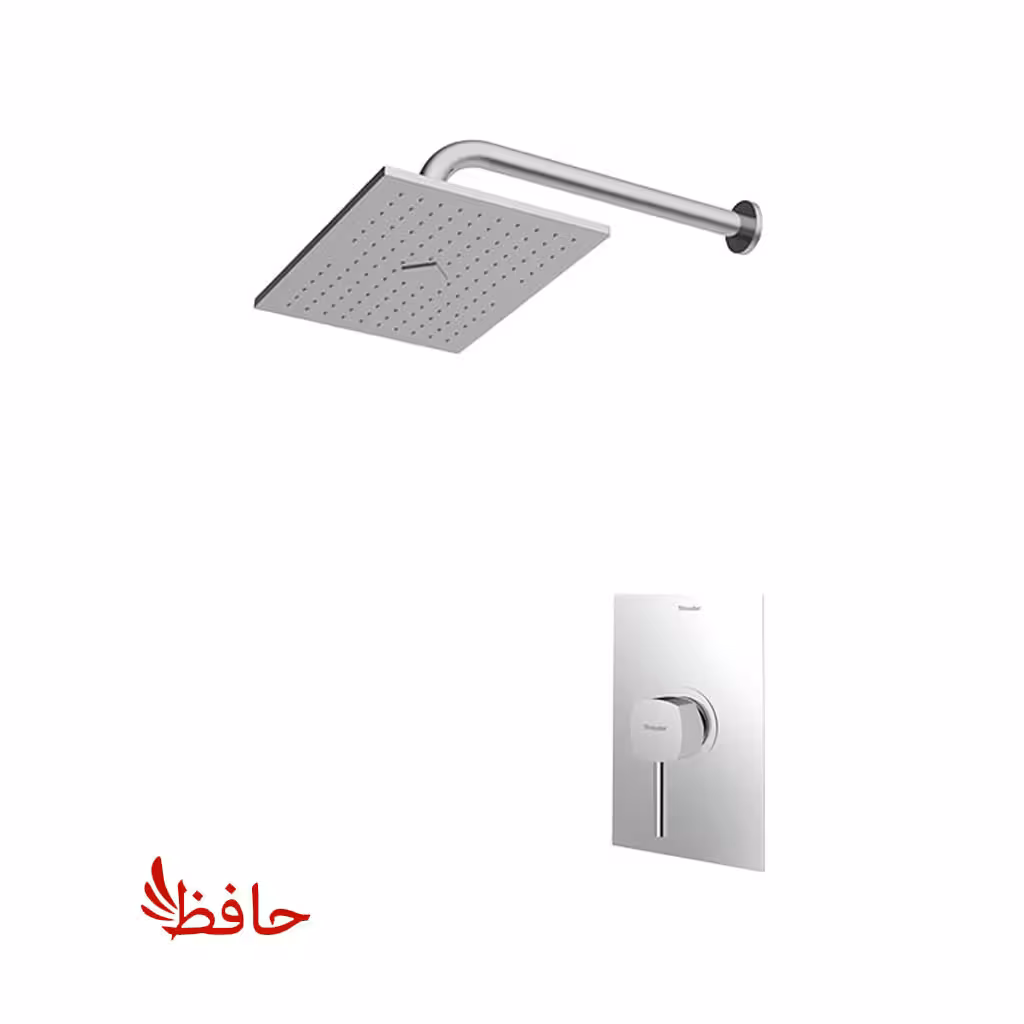 شیر حمام توکار شودر مدل رومر کروم تیپ 1