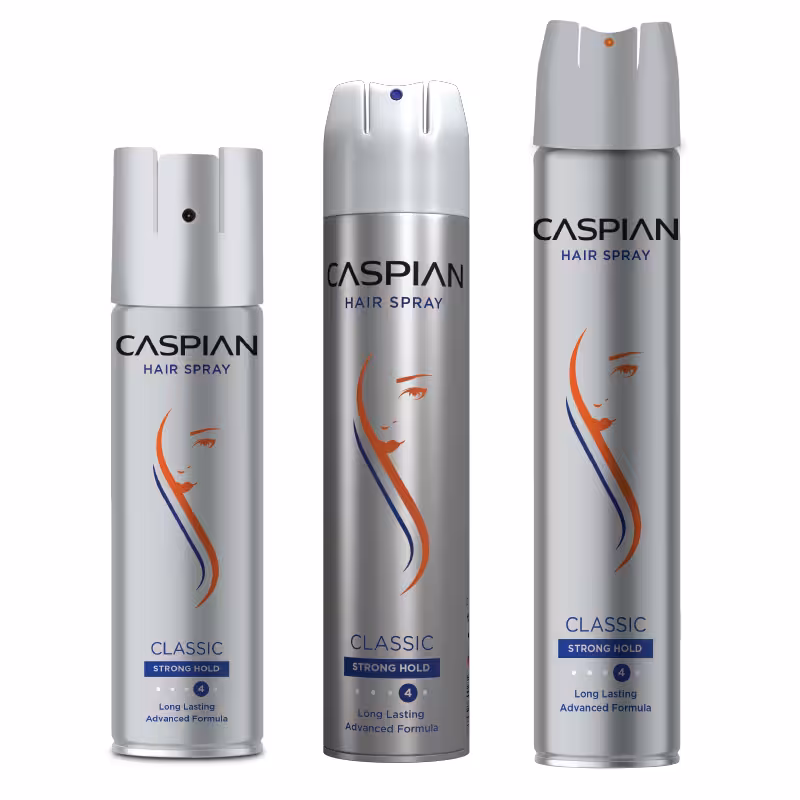 اسپری مو کاسپین مدل کلاسیک | حالت دهنده و نگهدارنده قوی مو