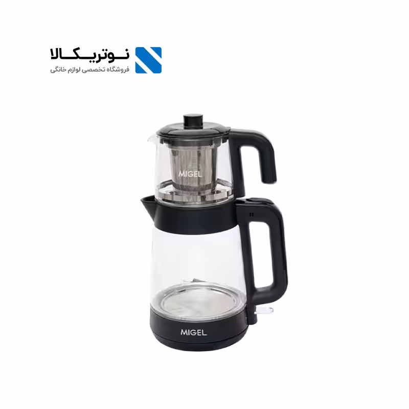 چای ساز میگل مدل GTS 071 | جنس قوری شیشه مقاوم به حرارت