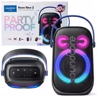 اسپیکر بلوتوث شارژی ضدآب Anker Soundcore Rave Neo2 80w-گارانتی