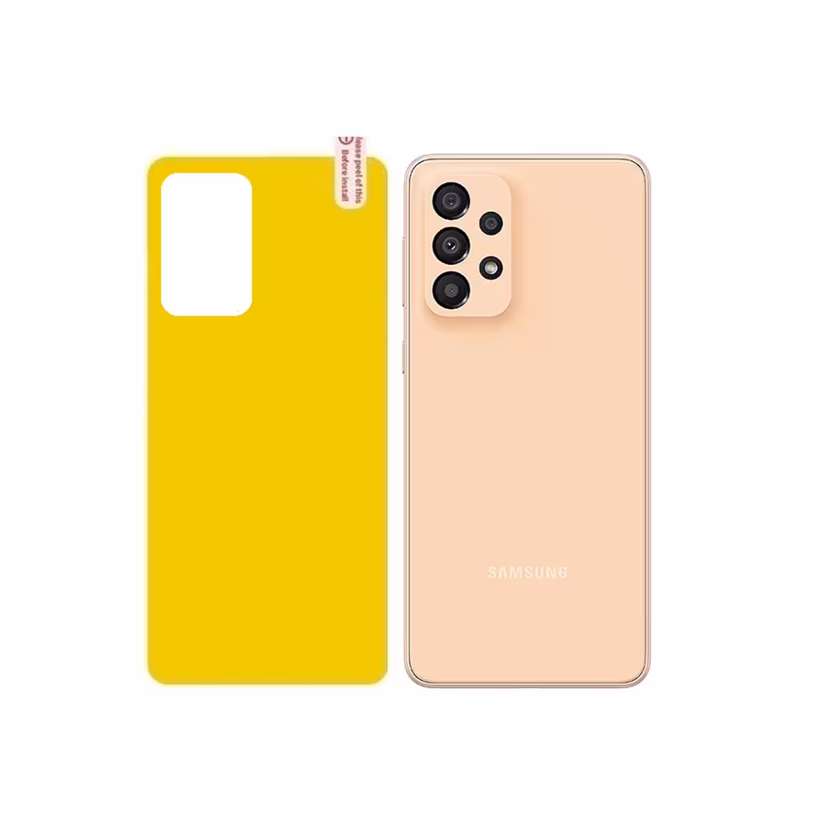 بر چسب پشت گوشی مدل TPU