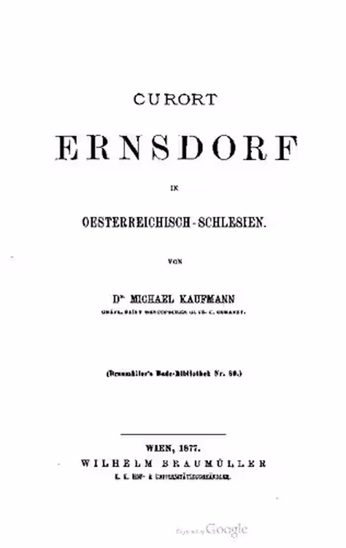 خرید و دانلود نسخه کامل کتاب Curort [Kurort] Ernsdorf in Österreichisch-Schlesien