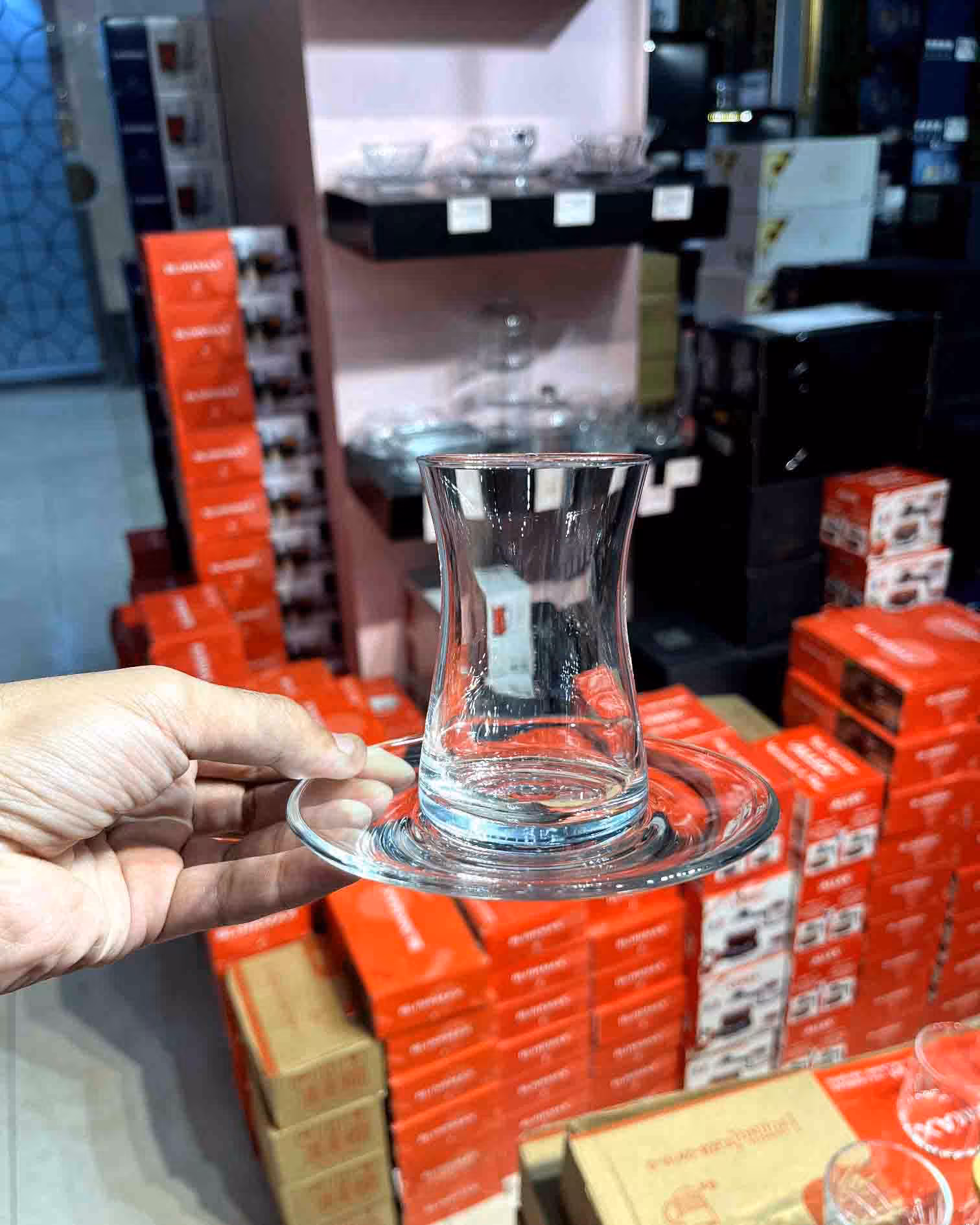 استکان و نعلبکی هایبلی (4 نفره)