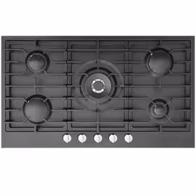 گاز صفحه ای فلش مونت لعابی مشکی نیک کالا مدل EGH-104