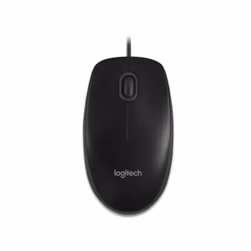 ماوس باسیم لاجیتک مدل Logitech Wired B100