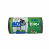 کیسه زباله مشکی کوالا مدل مگا رول سایز 70*90 تعداد 55 عددی