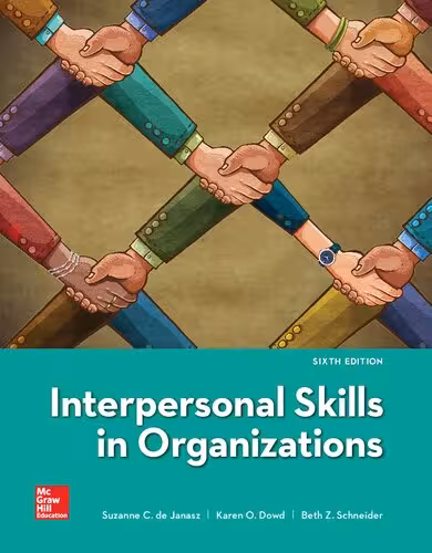 خرید و دانلود نسخه کامل کتاب Interpersonal Skills in Organizations