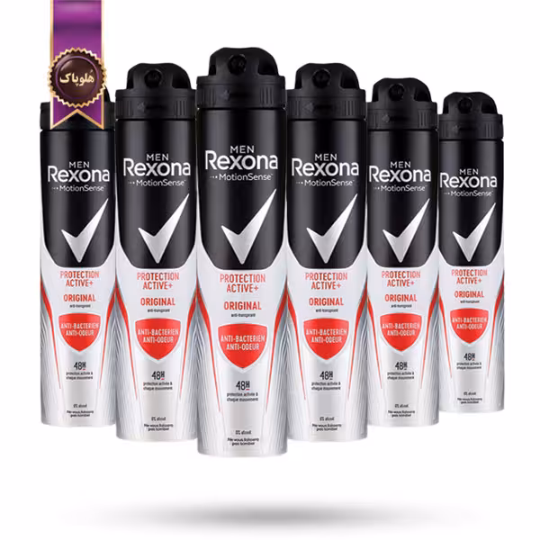 6 عدد اسپری ضدتعریق مردانه رکسونا Rexona مدل اورجینال Original حجم 200 میلی لیتر (اورجینال)