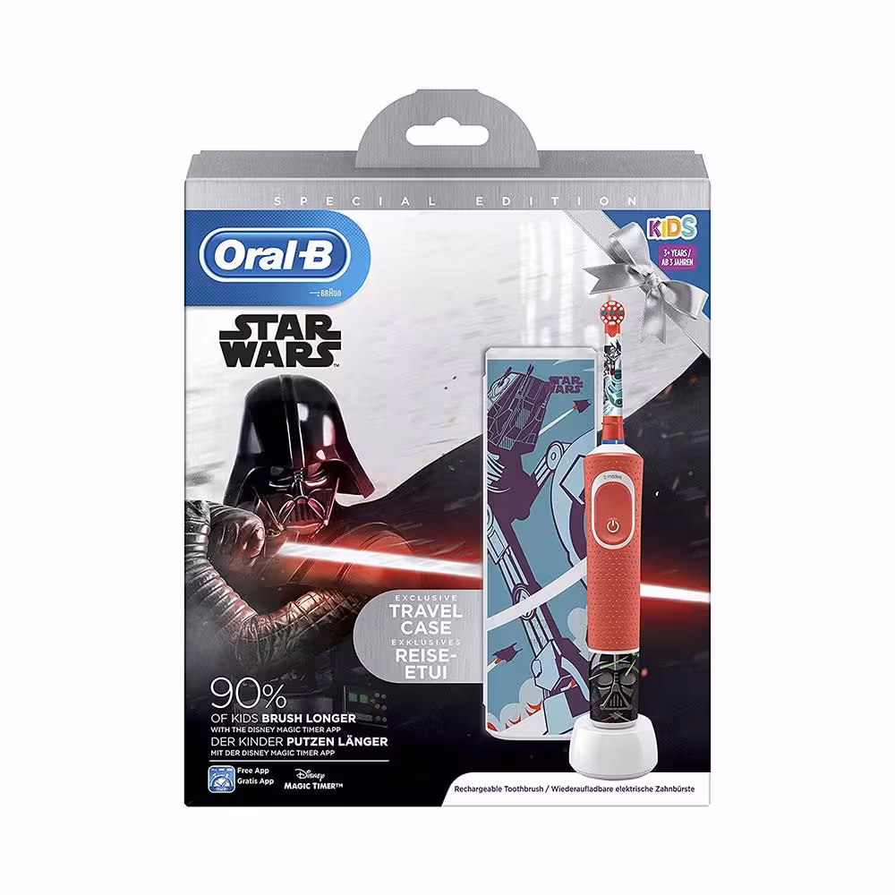 مسواک برقی کودک اورال بی مدل Star Wars با برس خیلی نرم