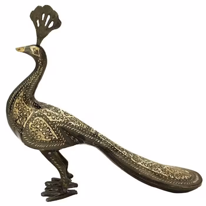 مجسمه برنزی  مدل طاووس کد 12