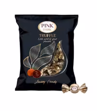 شکلات ترافل تلخ پینک بسته 500 گرمی