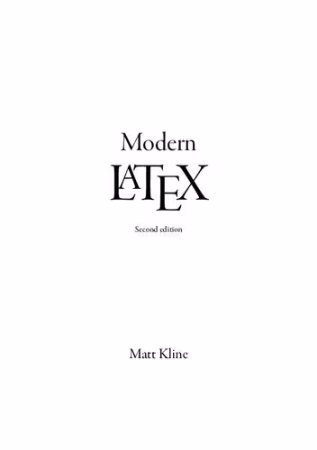 خرید و دانلود نسخه کامل کتاب Modern LaTeX