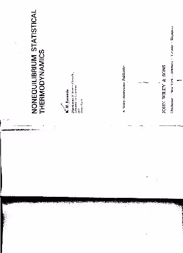 خرید و دانلود نسخه کامل کتاب Nonequilibrium statistical thermodynamics