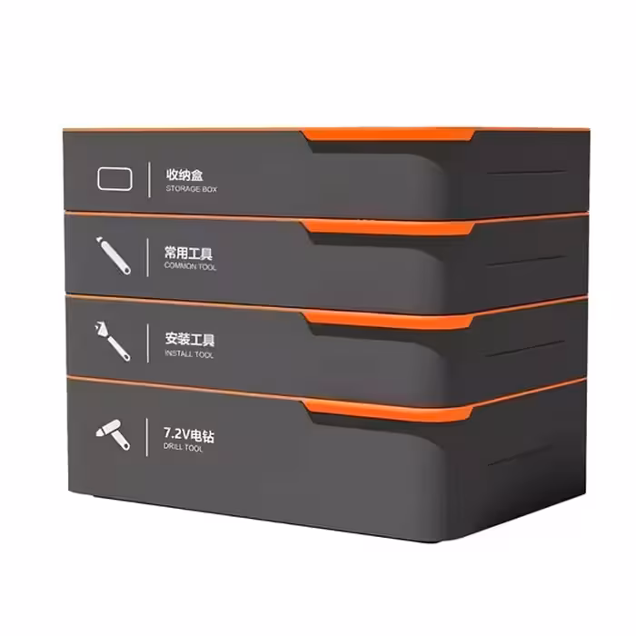 جعبه ابزار کامل همه کاره مدل چهار طبقه ADEF