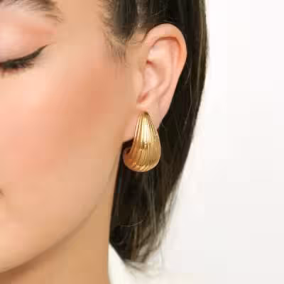 گوشواره مجلسی میخی . استیل 316 . کد ORG428..