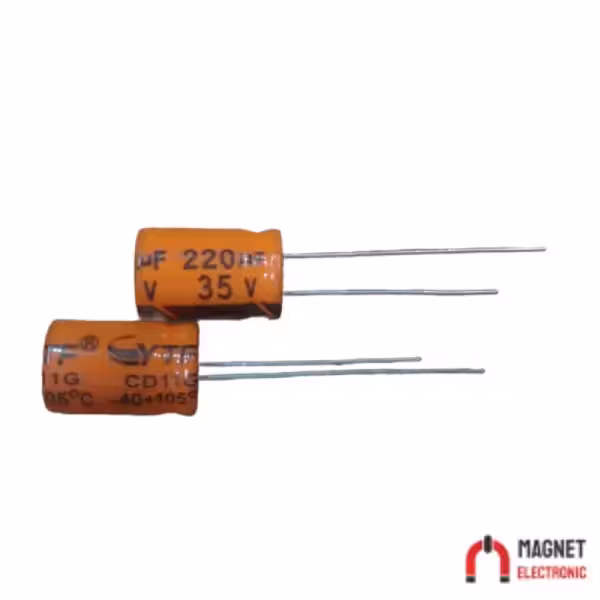 220UF 35V خازن الکترولیت