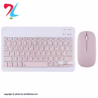 ست ماوس و کیبورد بلوتوثی KIT مدل Rechargeable Ultra-Slim - صورتی