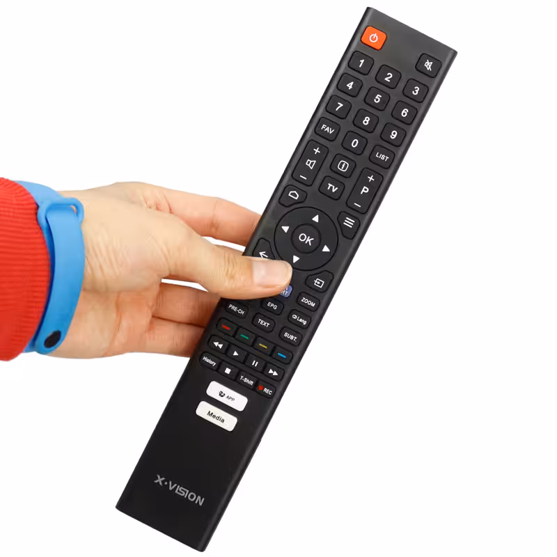 کنترل تلویزیون ایکس ویژن X.Vision دکمه سفید