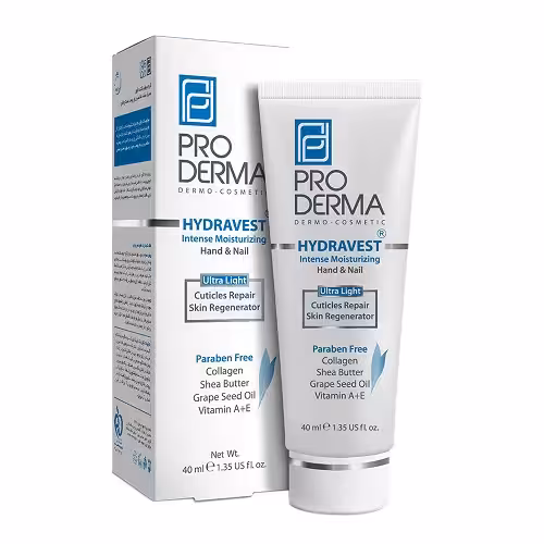 کرم مرطوب کننده پوست دست و ناخن حاوی مواد ضد آفتاب پرودرما