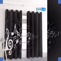 پرده تصویری طرح موزیک برند پرنا