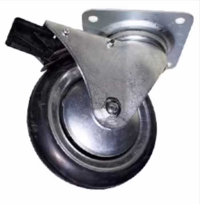 چرخ ورقی اصفهان رولبرینگی ترمزدار سایز 200  (قیمت عمده با درصد تخفیف خوب تماس بگیرید)