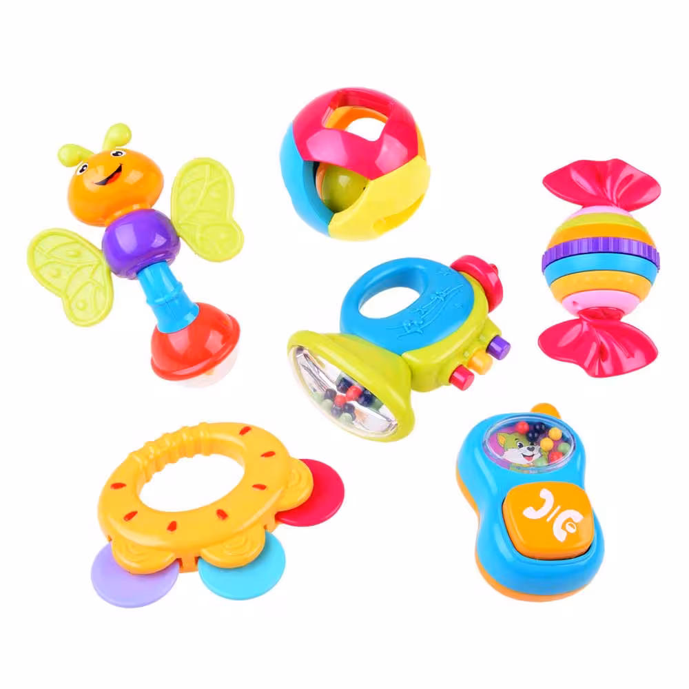 جغجغه 6 عددی کد 939 برند هولی تویز