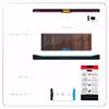 برچسب پوششی ماهوت مدل Dark Walnut Wood مناسب برای تبلت اچ تی سی Nexus 9 2014