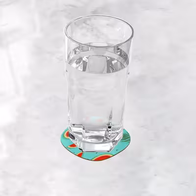 زیر لیوانی ترمه طراحان ایده مدل یلدا کد 4 بسته شش عددی